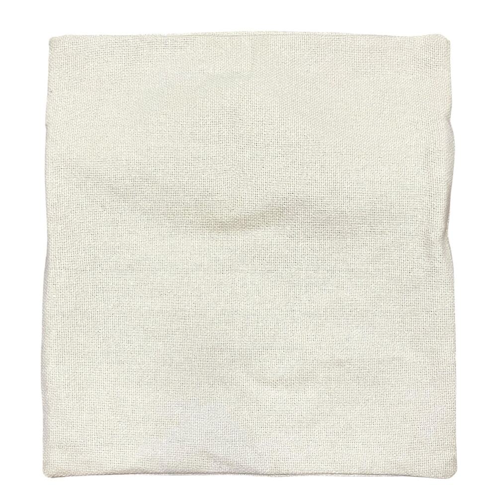 Pottery Barn Pillow Cover 18x18 Ivory Cream 100% Cotton Woven Textured